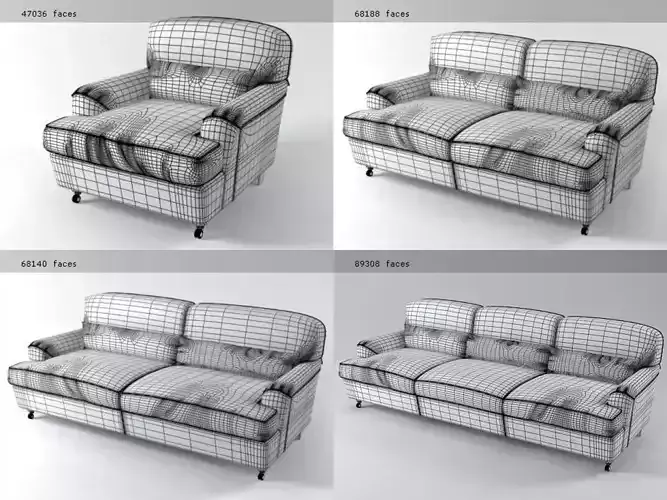 Raffles couch and chair