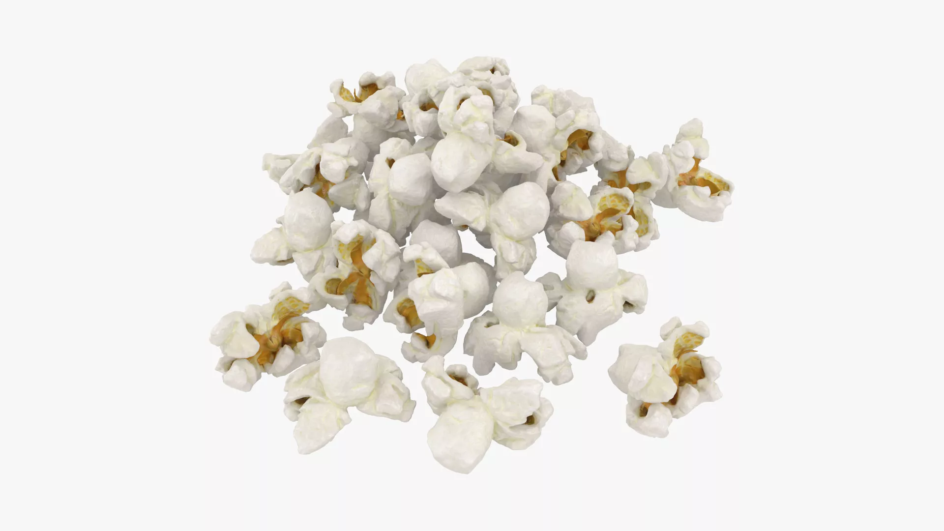 Popcorn 01 Pile 3D model
