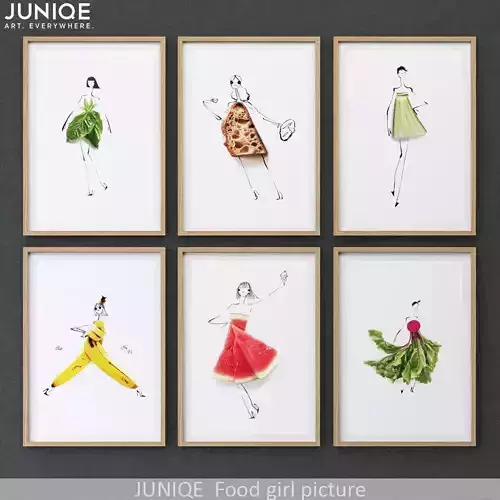 JUNIQE Food girl picture