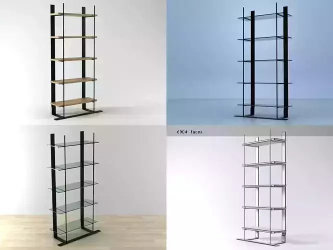 Metal and Wood Shelf