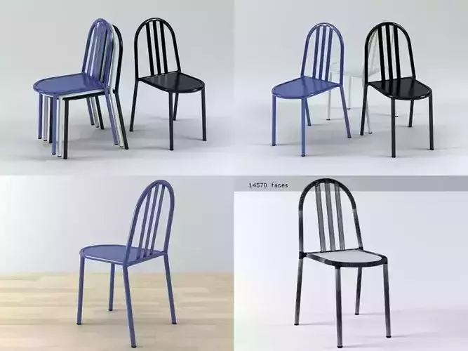 Mallet-Stevens chair 3D model