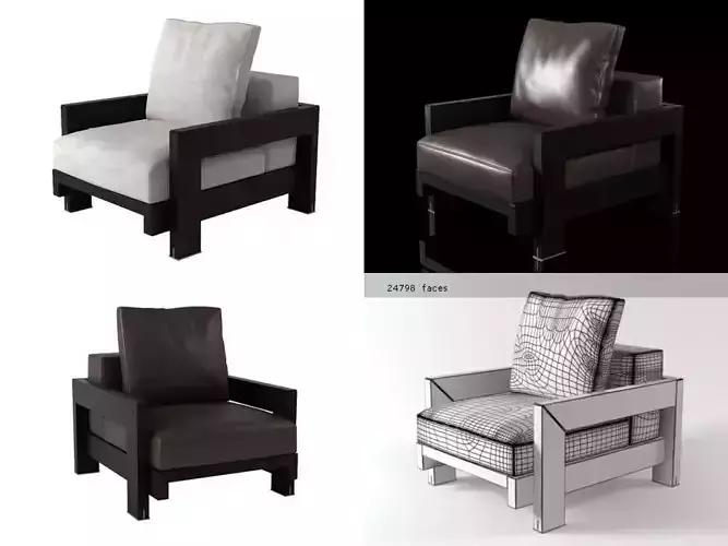 Alison Black armchair