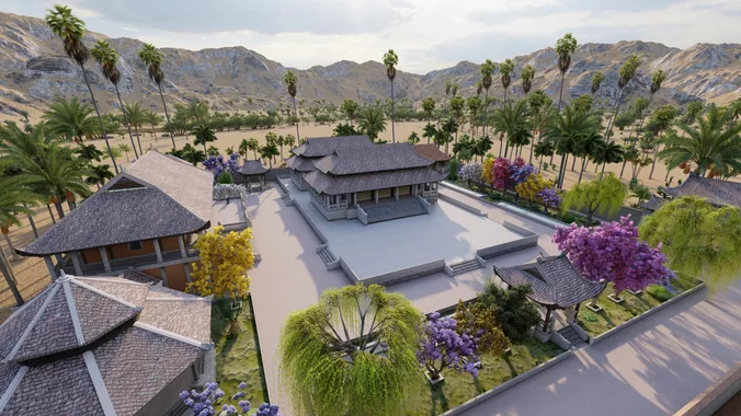 Japan Traditional House-Japanese Modular-Chinese Style