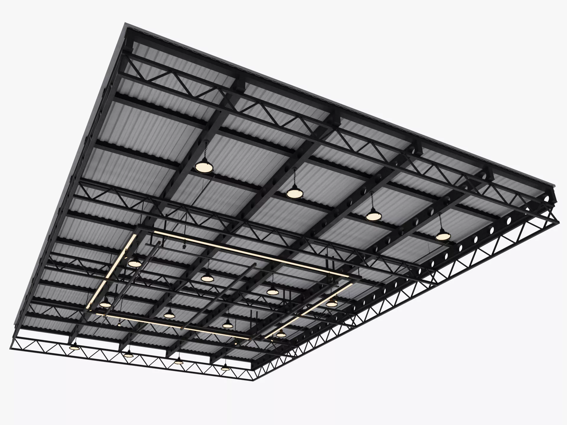 Ceiling Ventilation Pipes 28 3D model