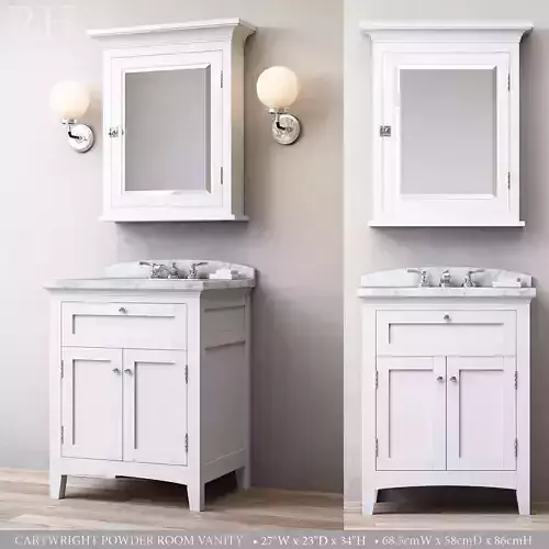 CARTWRIGHT POWDER ROOM VANITY