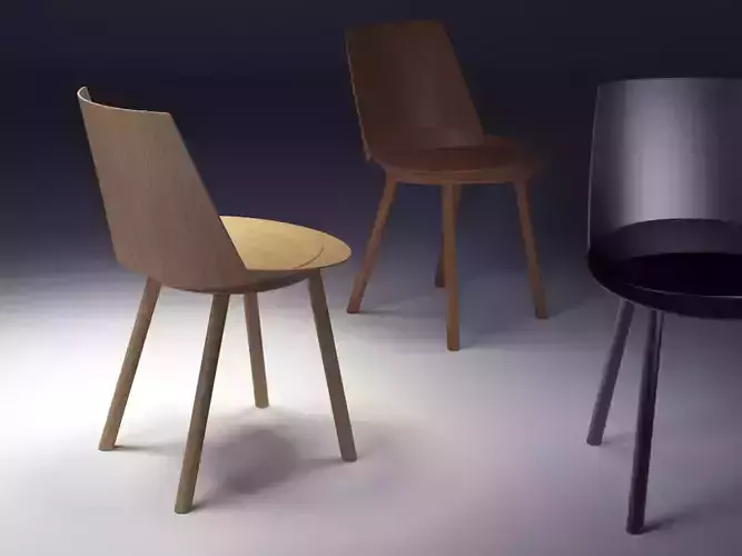 CH04 Houdini chair 3D model
