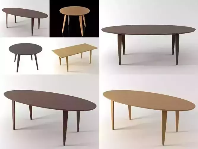 Cherner tables 3D model