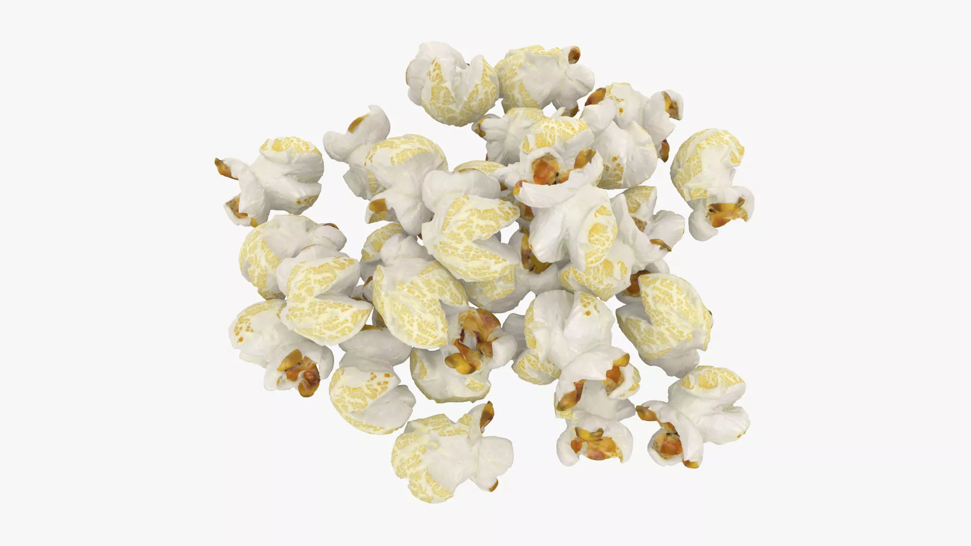 Popcorn 03 Pile 3D model