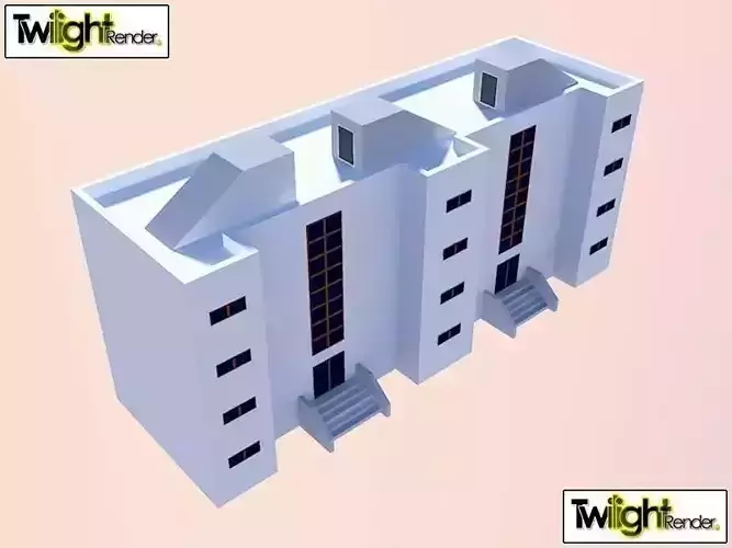 Apartment model Sketchup
