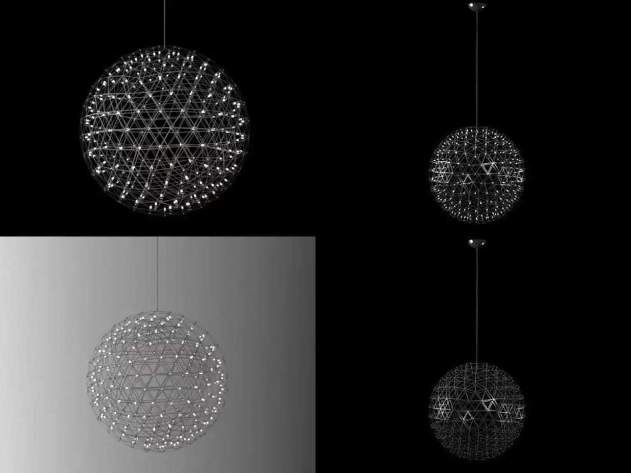 Raimond pendant light 3D model_0