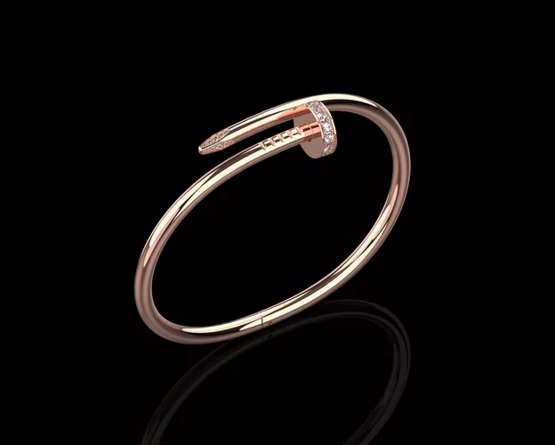Juste un clou Nail Bracelet 15 Size with Gems N83