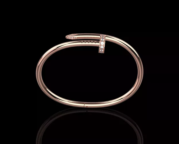 Juste un clou Nail Bracelet 16 Size with Gems N84