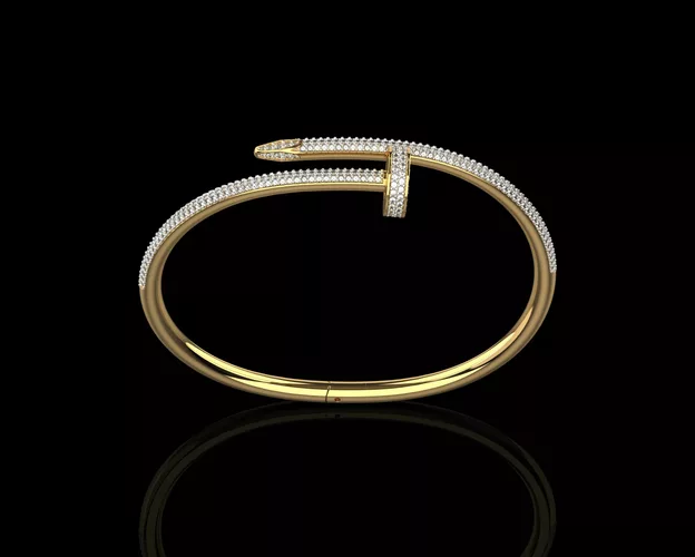 Juste un clou Nail Bracelet 18 Size Full Diamonds N207