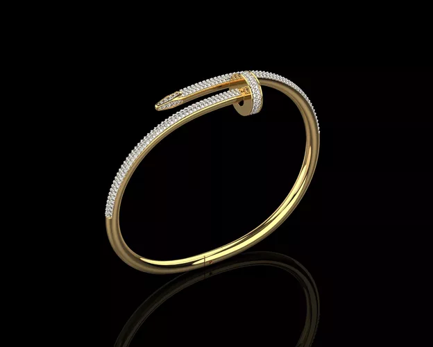 Juste un clou Nail Bracelet 20 Size Full Diamonds N209
