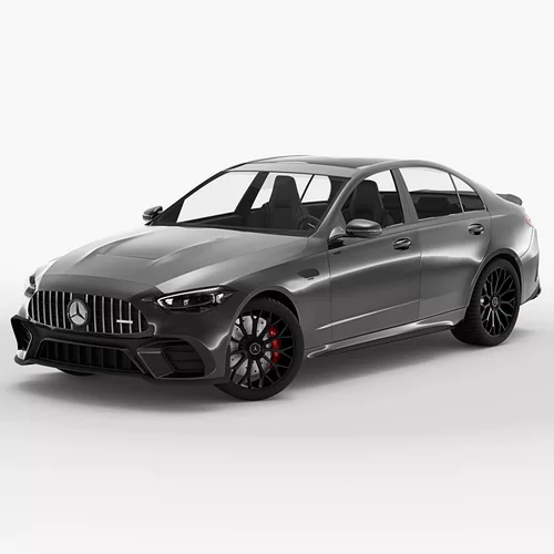 Mercedes Benz C63 S AMG Rigged
