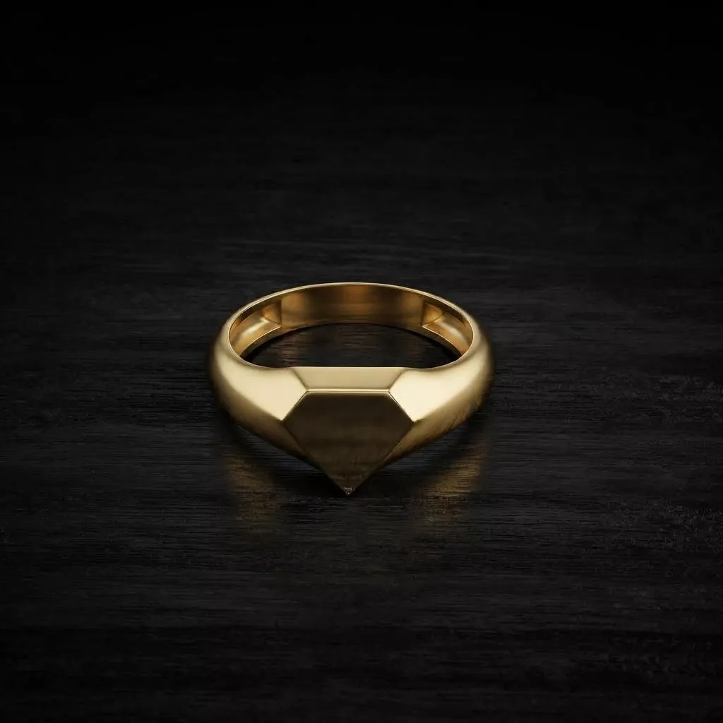 Jewelry Ring v12 L Size 3D print model