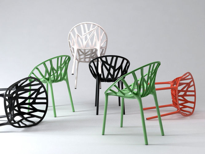 Vegetal chair 3D model