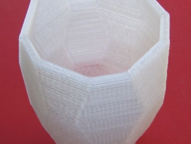 BuckyVase polygonal vase Free 3D print model_1