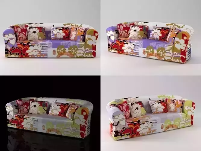Print sofa 3D model