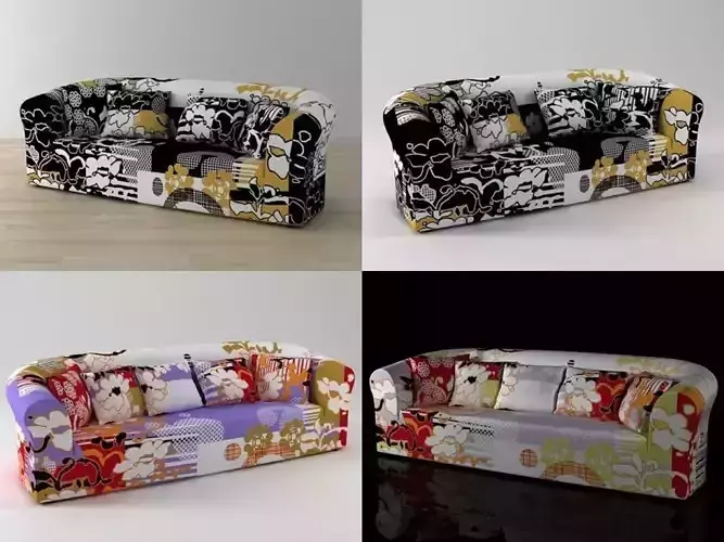 Print sofa