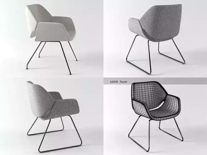 Gap set of four chairs with legs
