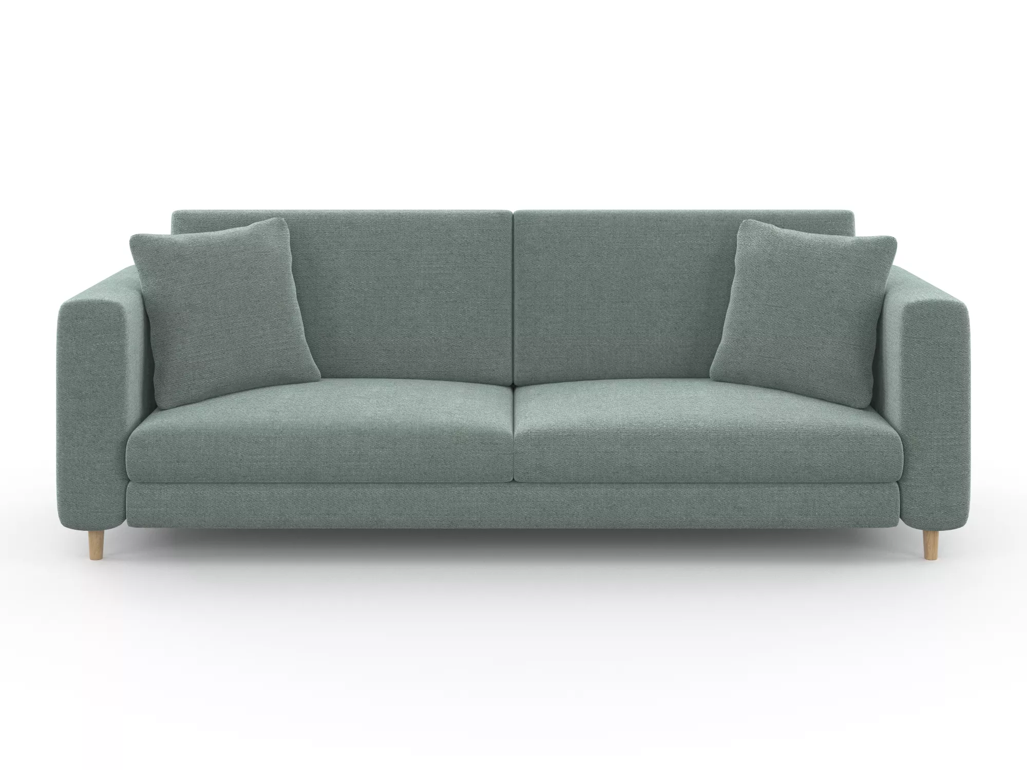 Modern Two Seat Sofa Low-poly 3D model