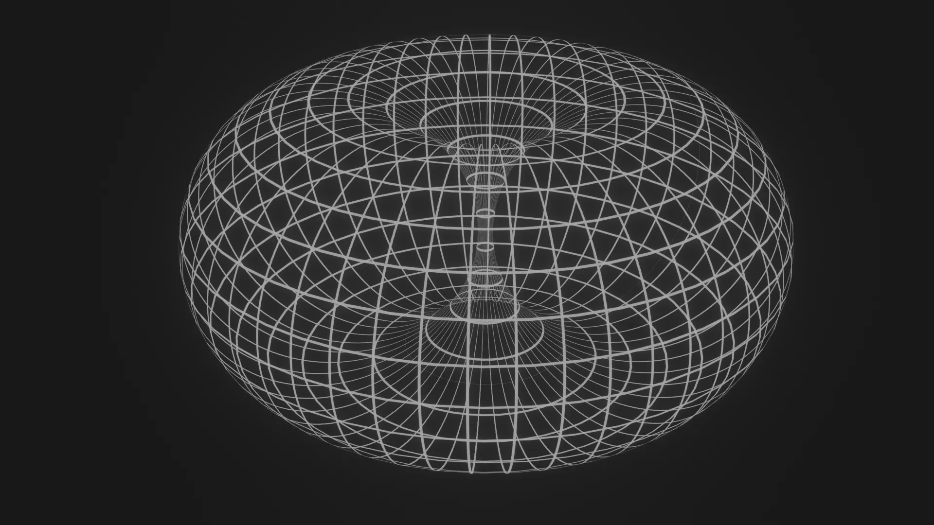 Space-time Grid Blendshapes Looping Animation Free low-poly 3D model