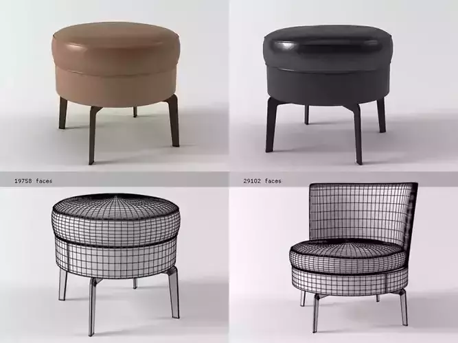 Feel Good Armchair and Ottoman