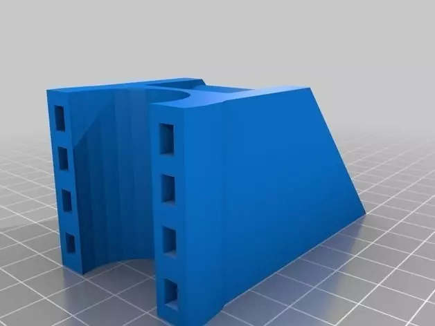VHF Radio mount thing Free 3D print model_0