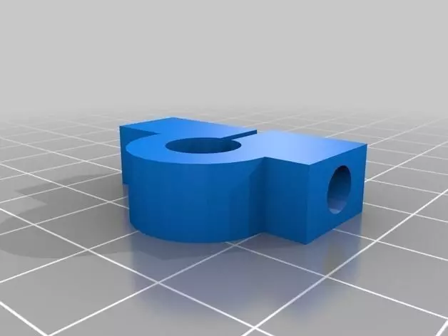 Printrbot y-bar ends with flower nuts Free 3D print model_0