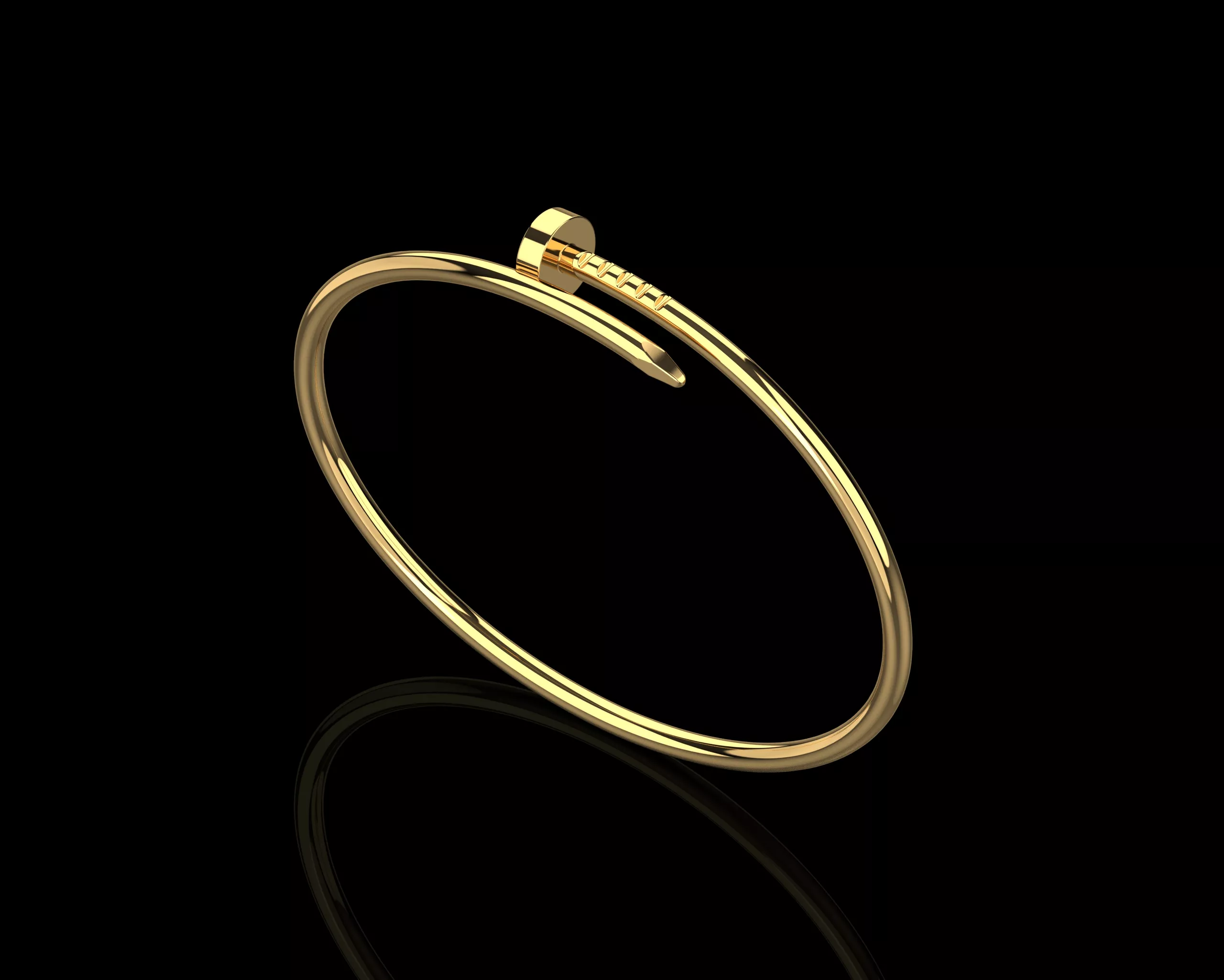 Juste un clou Nail Bracelet 16 Size Small Version N187 3D print model