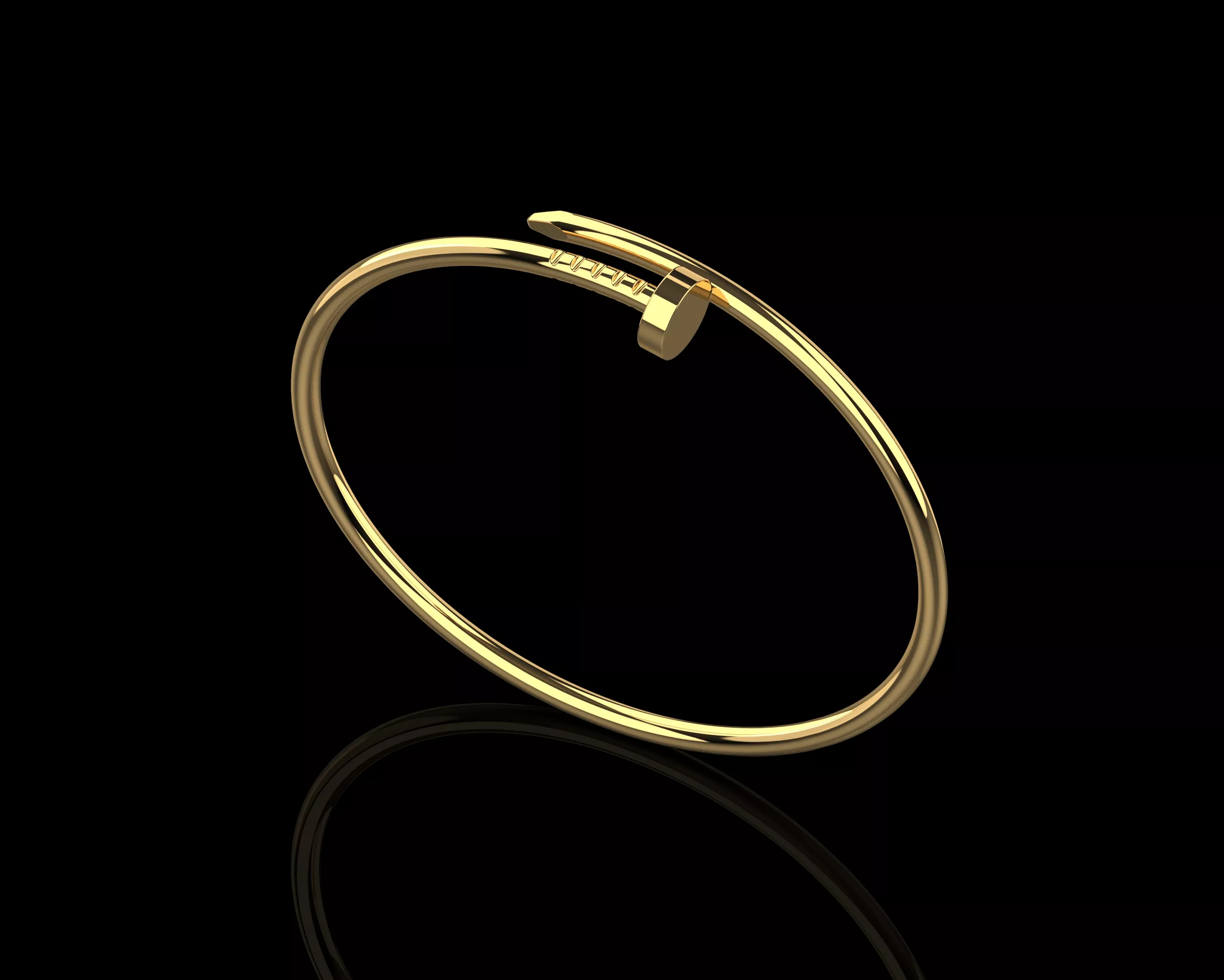 Juste un clou Nail Bracelet 17 Size Small Version N188 3D print model
