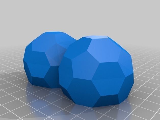buckyball extension Free 3D print model_3