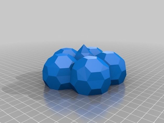buckyball extension Free 3D print model_5