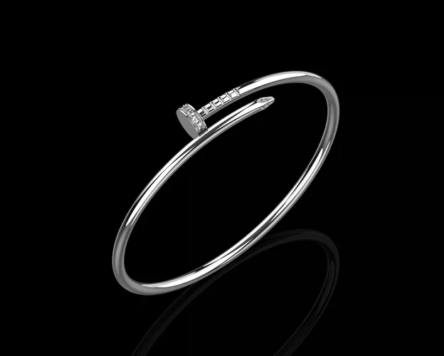 Nail Bracelet 17 Size with Gems Small Version N178