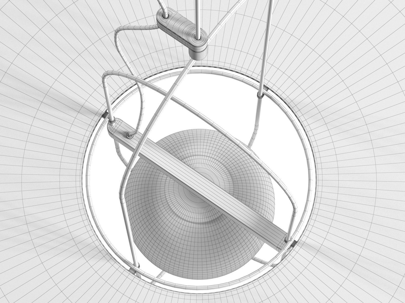 Setareh Pendant Lamp 3D model_2