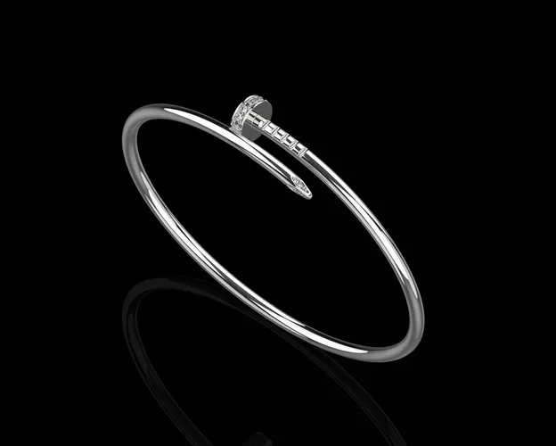 Nail Bracelet 19 Size with Gems Small Version N180