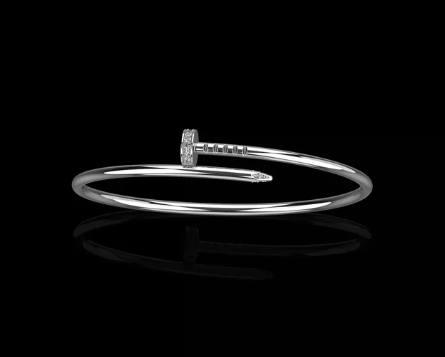 Nail Bracelet 21 Size with Gems Small Version N182