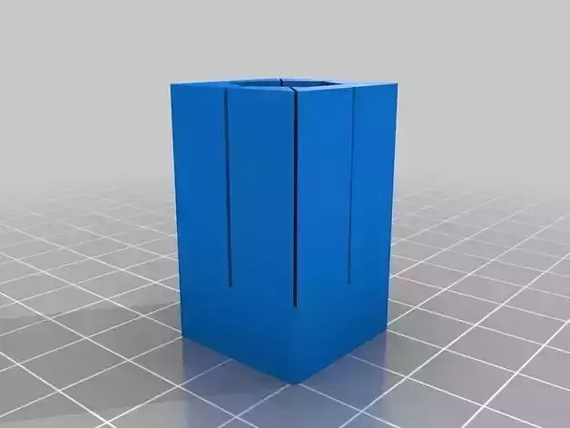 Square tube expansion plug