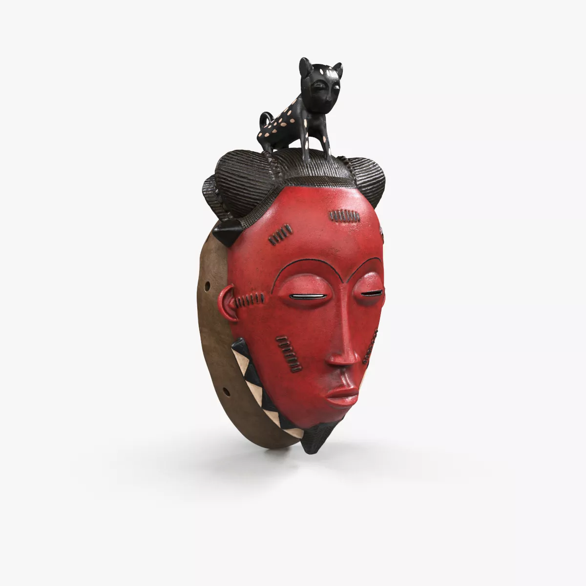Baule Mask V2 Low-poly 3D model