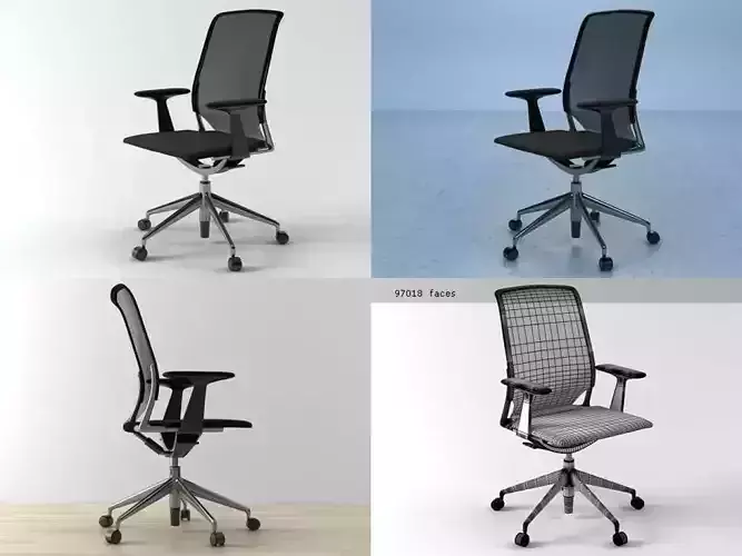 Meda chair 3D model