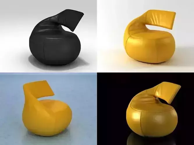 Gisa four different chairs