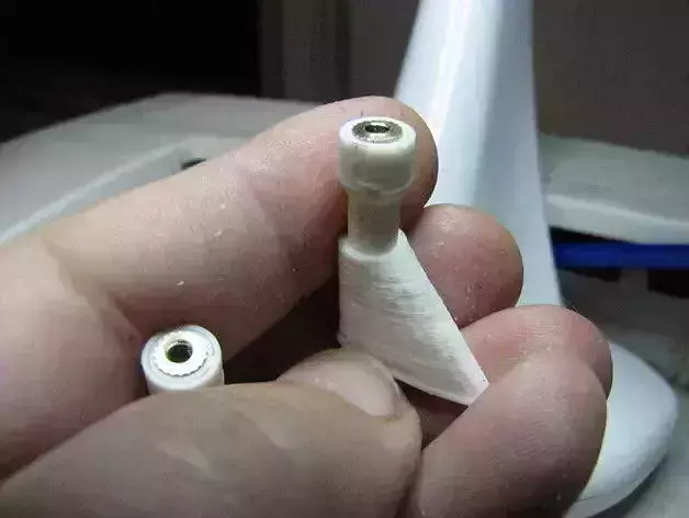 Printrbot Y-belt end with flower nut