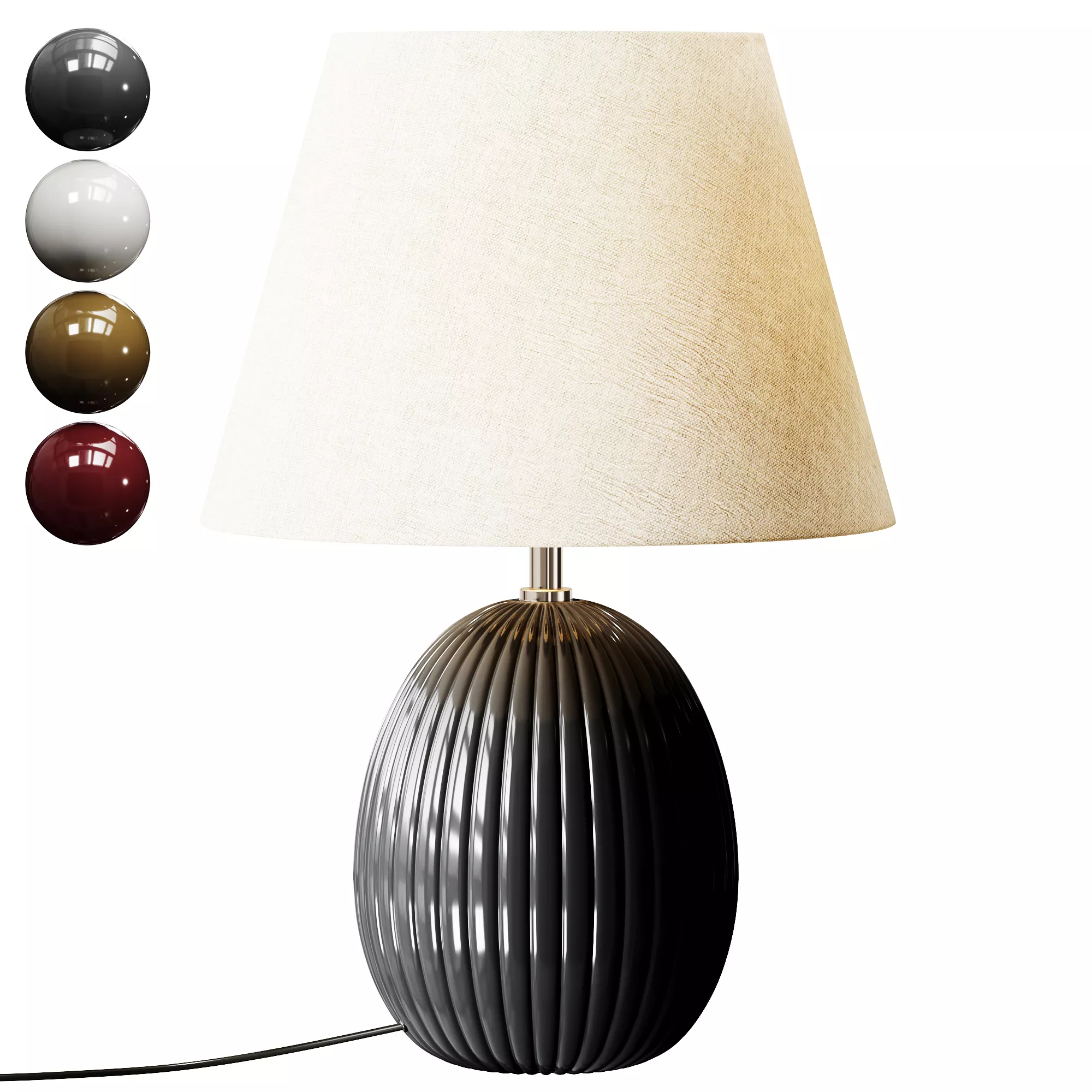 Westwing Collection Desto Table Lamp Low-poly 3D model