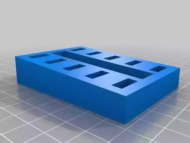 10 hole USB stick holder Free 3D print model