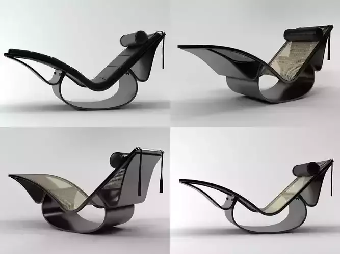 Rio lounge chair 3D model