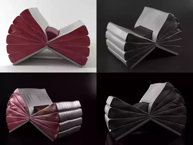 Libro book chair design