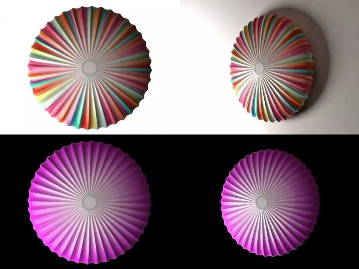 Muse Wall Lamp 3D model_1