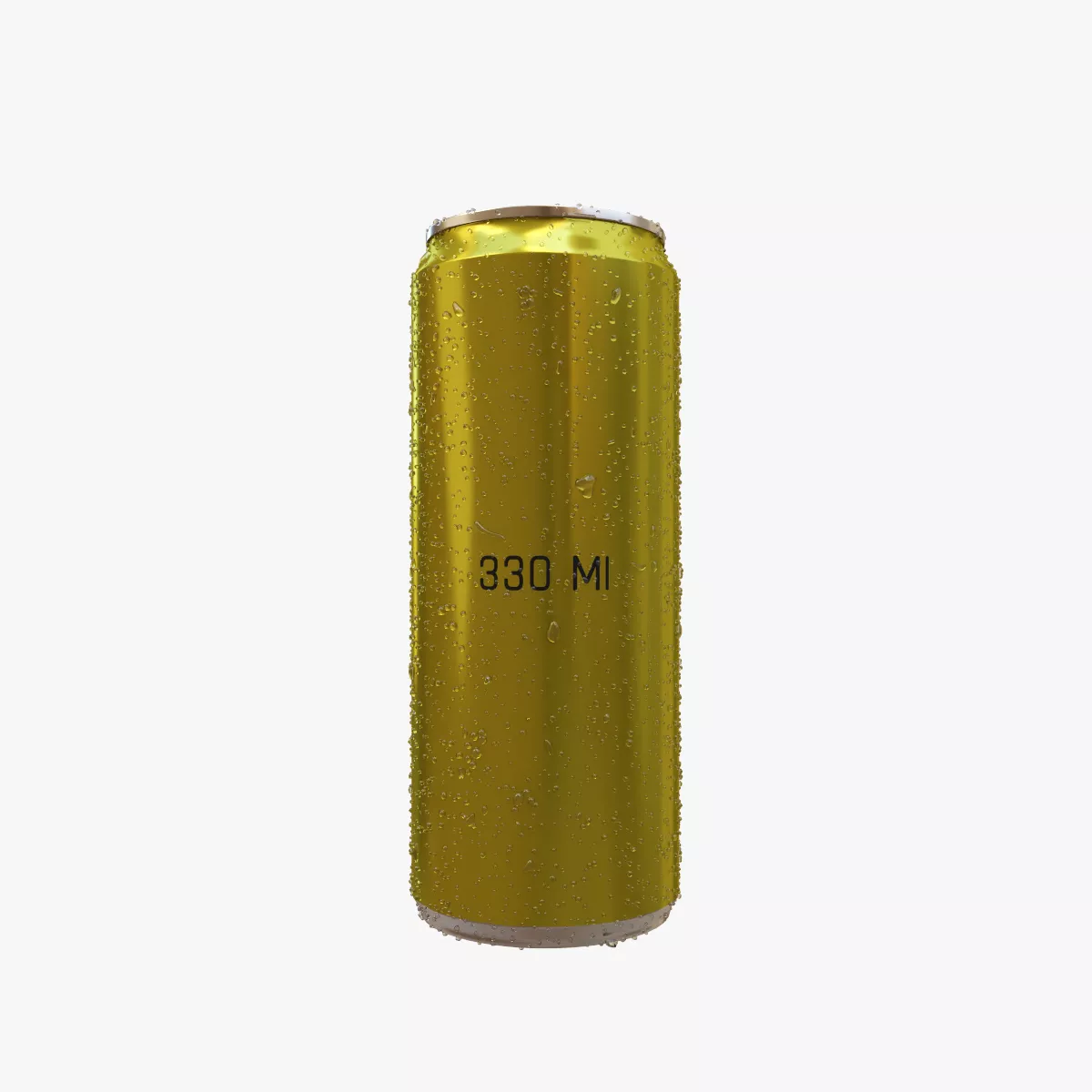 330 ml Wet Can Low-poly 3D model