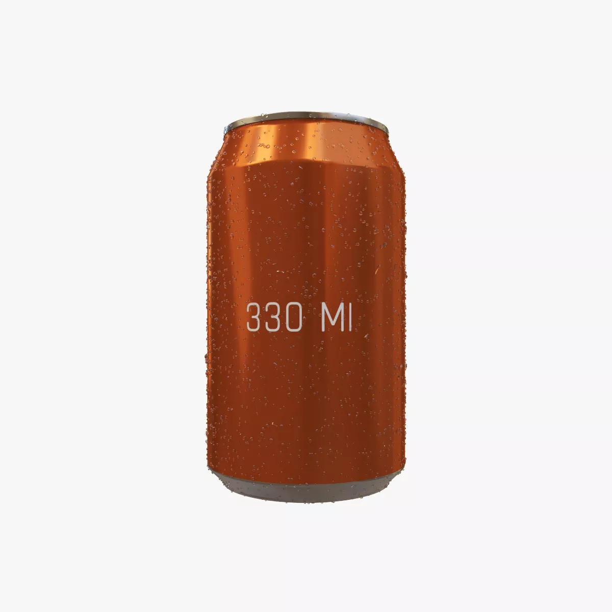 330 ml Wet Can V2 Low-poly 3D model
